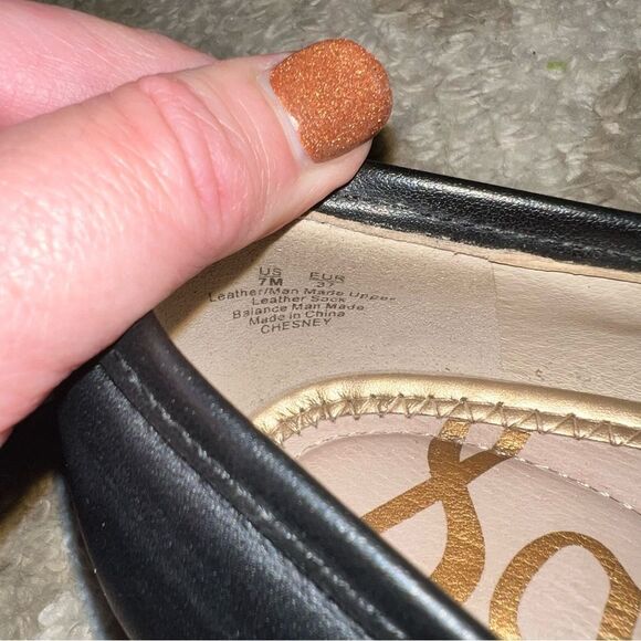 Sam Edelman Black Studded Loafers size M - Picture 4 of 5